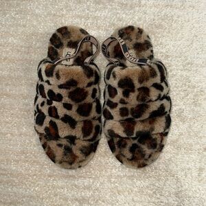 UGG Fluff Yeah Slide (Leopard)